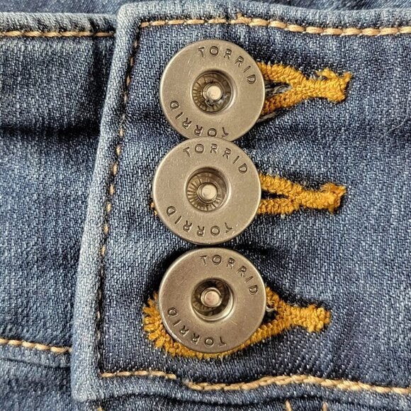 Torrid Jegging Jeans Size 26 High Rise Skinny Super Stretch Cascade Blue New - Picture 6 of 16
